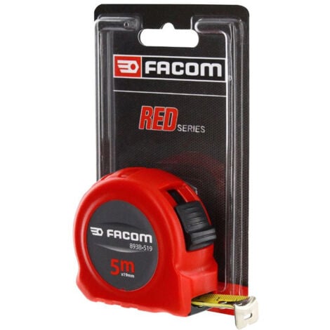 Mesure 5 m avec blocage, Ruban Nylon 19 mm, double faces FACOM 893B.319PB