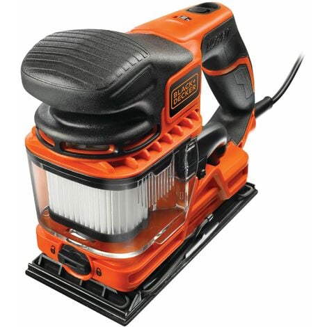 BLACK+DECKER Ponceuse 1/3 Feuille Filaire 270W - DuoSand - KA330EKA-QS