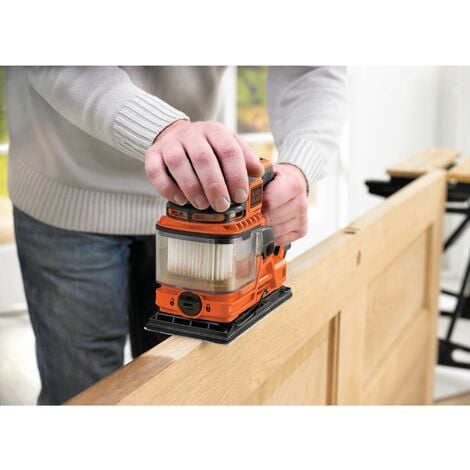 BLACK+DECKER Ponceuse 1/3 Feuille Filaire 270W - DuoSand - KA330EKA-QS