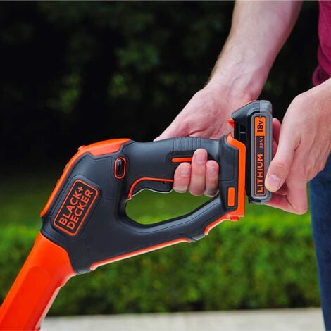 BLACK+DECKER Coupe-Bordures sans fil 28 cm 18V - 2,5Ah POWERCOMMAND BDST182L1-QW
