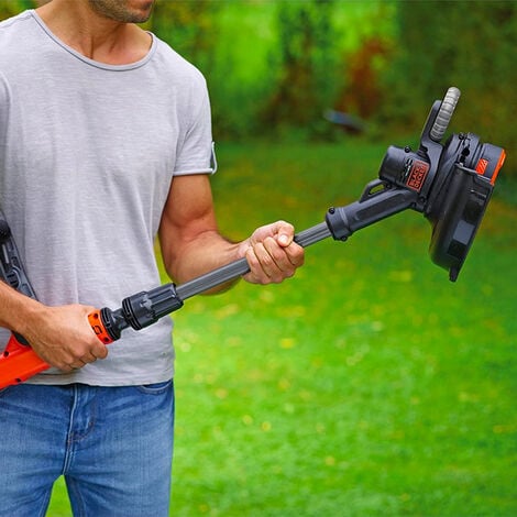 BLACK+DECKER Coupe-Bordures sans fil 28 cm 18V - 2,5Ah POWERCOMMAND BDST182L1-QW