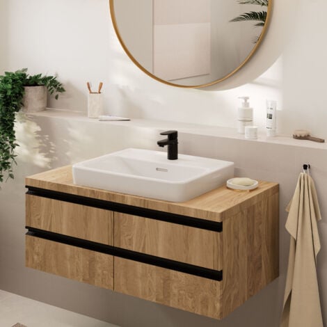 HANSGROHE Vernis Blend Mitigeur lavabo 70 avec tirette et vidage synthétique noir mat 71550670
