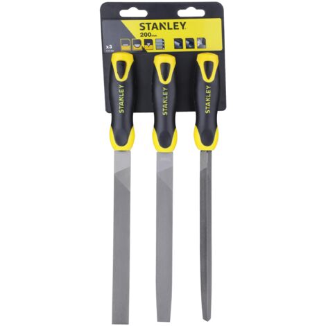 Jeu De 3 Limes Stanley - 150 Mm Pour Travaux De Précision
