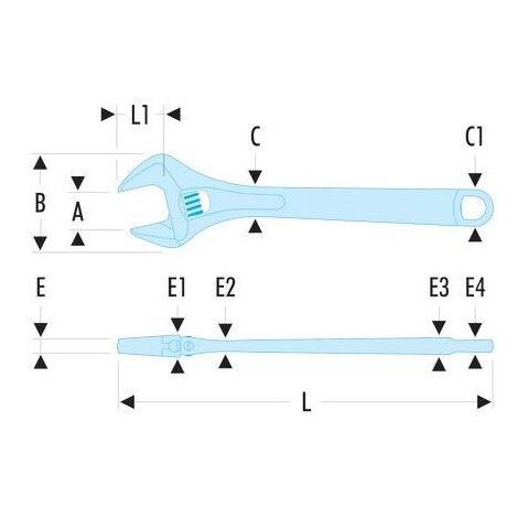 Clé à Molette Facom 101 – Fabriquée En France – Très Bon état – Garantie à Vie