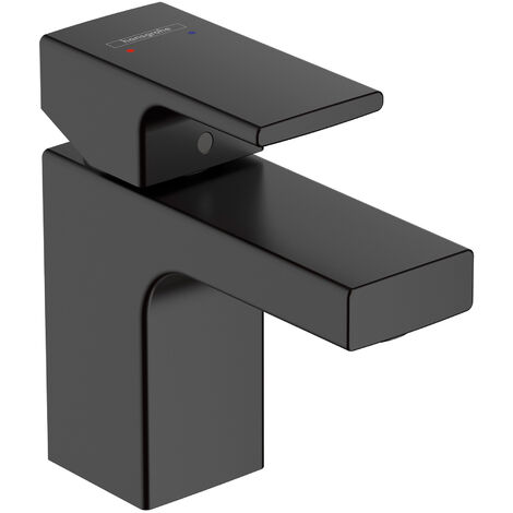Hansgrohe – Mitigeur de lavabo 70 noir mat – Système de vidage en métal – Hauteur sous bec 71 mm – Débit 5 l/min – Cartouche céramique