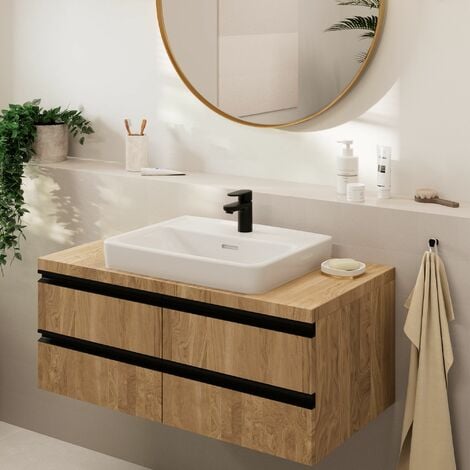 HANSGROHE Vernis Blend Mitigeur de lavabo 70 sans tirette ni vidage noir mat 71558670