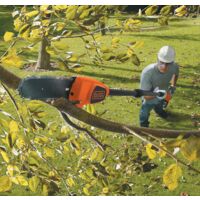 Élagueur Sur Perche Sans Fil Black+Decker 18V - Capacité 18cm - Manche Télescopique 2.92m