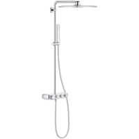 Colonne de douche thermostatique Euphoria SmartControl 310 chromé – Douche de tête 310 mm 3 jets – Technologie GROHE DreamSpray – 26508000
