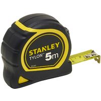 Mètre ruban bimatière tylon stanley - Largeur : 19 mm - Longueur : 5 M - STANLEY