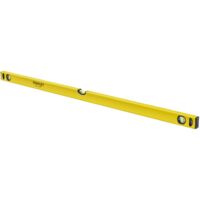 STANLEY 1-42-254 Niveau Rectangulaire 80cm - Fabriqué En France - Précision +/-1mm/m - Aluminium - Fioles Antichocs