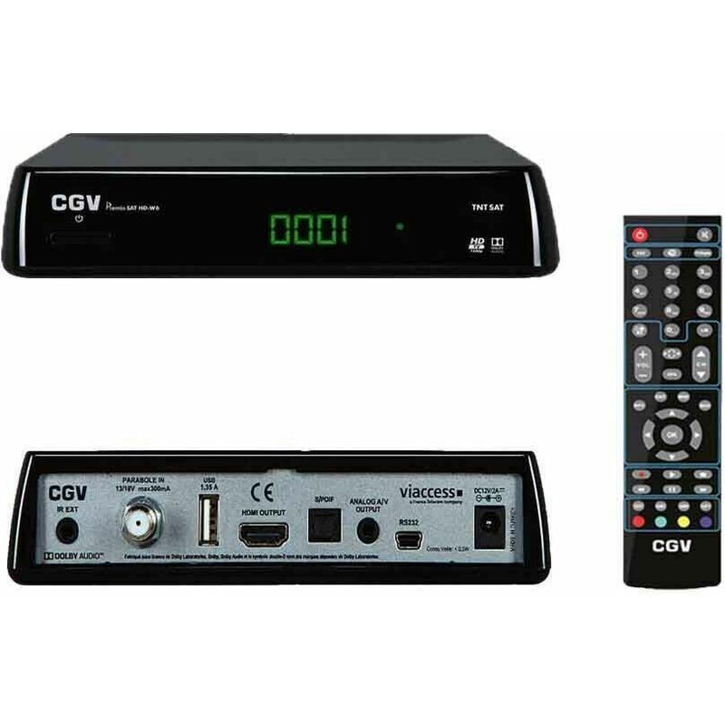 HDME Décodeur IPTV Multimédia - Set Top Box TV, H.265, WLAN WiFi intégré  150Mbps, Lecteur multimédia Internet TV, Récepteur IP HEVC H.256, Remplace