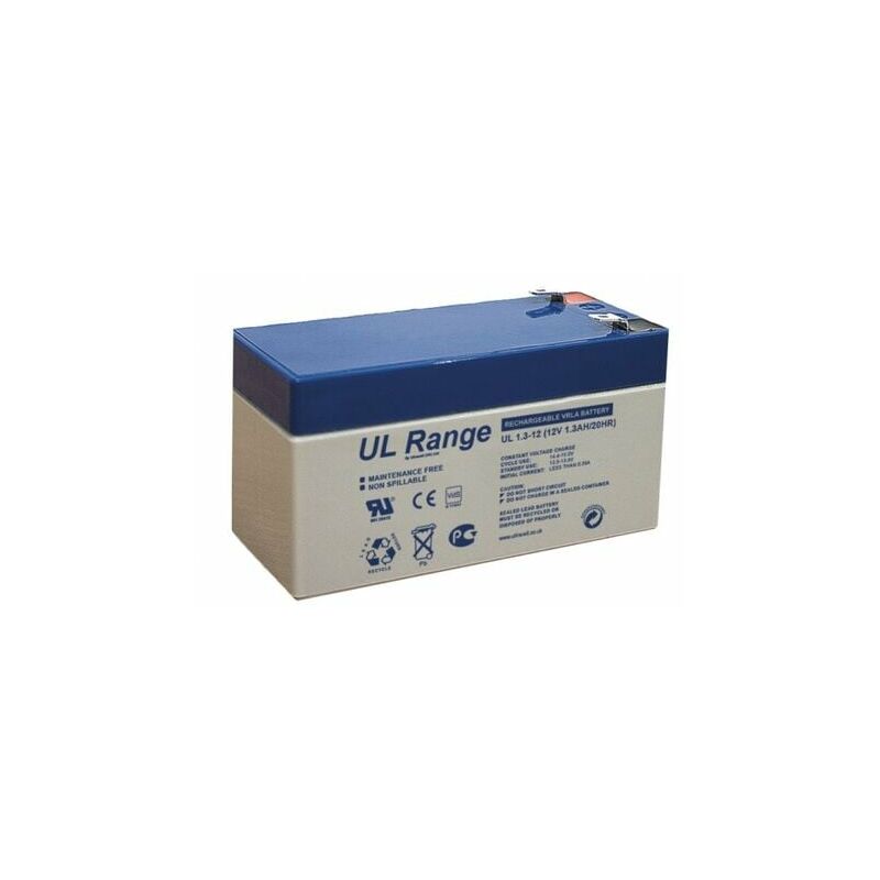Batterie plomb - Ultracell UL 1.3-12 - 12V 1,3Ah, gamme UL