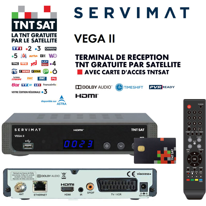 Tuners tnt satellite servimat vega3 - vega3 Servimat