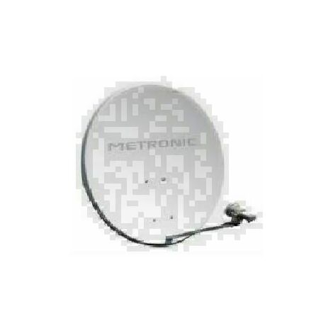 Parabole Athena 120cm en acier blanc – LNB universel pour réception optimale – Antenne parabolique durable et résistante aux intempéries – Hdme