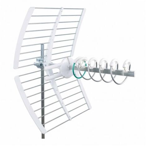 Antenne active hélicoïdale UHF - ELIKA PRO 700 C - Gain 47 dBi, Bande 470-694 MHz, Système de pointage via LED, Filtre LTE intégré (1/4)
