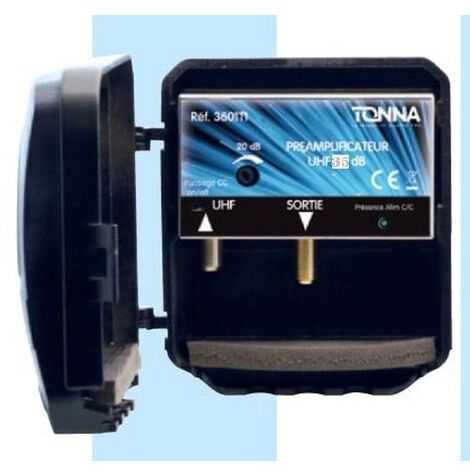 Alimentation Amplifiée Filtrée 230V/12V 360016 – 3 Sorties TV + Filtre 5G/4G LTE 700 MHz + Gain Réglable