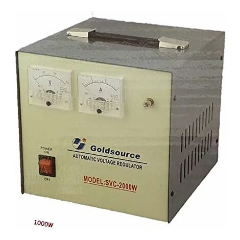 REGULATEUR ELECTRIQUE STABILISATEUR - ENTRÉE 140/260V - SORTIE 220V - 2000W (1/3)