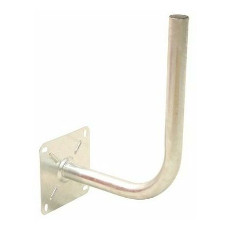 FIXATION MURAL - SUPPORT MURAL DÉPORT 30CM DIAMÈTRE 40MM FIXATION PARABOLE ACIER GALVA