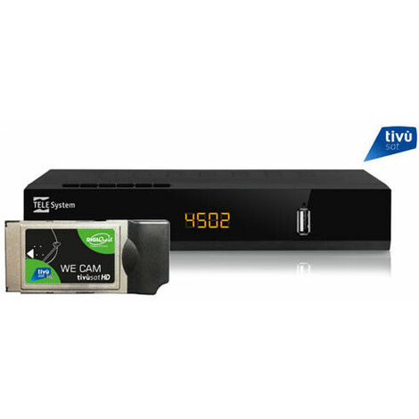 Pack Tivusat Decodeur TS4502 S2 CI+ HD + WE CAM Tivusat (1/5)