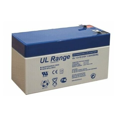Batterie plomb - Ultracell UL 1.3-12 - 12V 1,3Ah, gamme UL