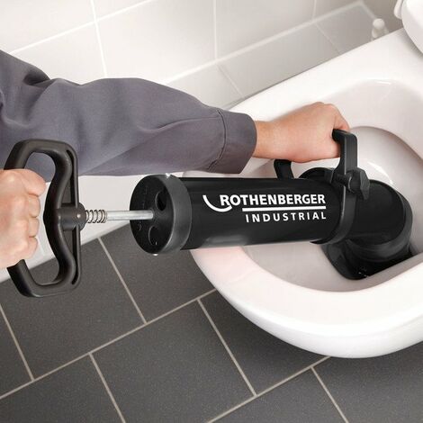 Déboucheur canalisation nettoyage pompe haute pression outil de piston de  toilette avec 4 adaptateurs pour WC cuisine salle de baign
