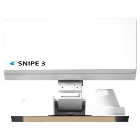 Antenne Satellite Selfsat Snipe V2 Automatique | GPS Intégré | 13 Satellites Préprogrammés | Pour Camping-Car