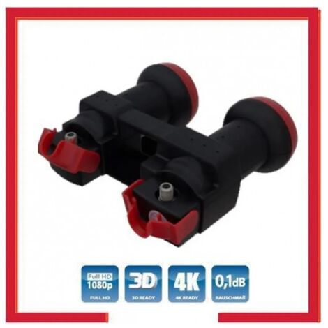 LNB SINGLE HQ FACTEUR DE BRUIT 0.1 DB Compatible Protection 4G LTE Et Adaptee Hd Astra Et 4k Uhd