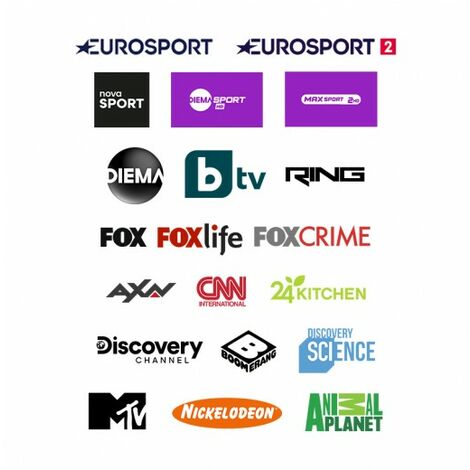 Renouvellement Abonnement Bulsatcom – 12 Mois Full Sport – 69 Chaînes HD – Neuf