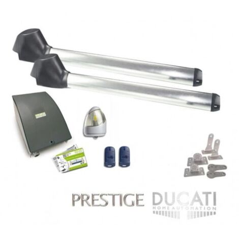 Kit Motorisation Portail Ducati Home Automation EVO 742 BASIC - Pour portail à 2 vantaux battants maxi 4 m 350 kg chaque vantail (1/5)