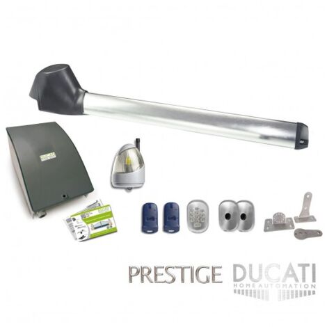 Kit Motorisation Portail Automatisme Ducati Home Automation EVO 748 MONO - Pour portail à 1 vantail battant maxi 4 m 350 kg 2 cm/s (1/5)