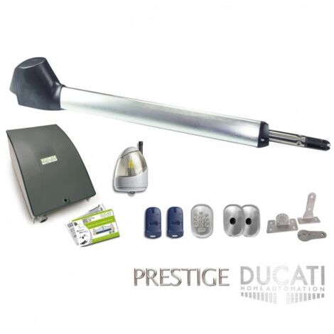 Kit Motorisation Portail Automatisme Ducati home Automation EVO 748 T MONO - Pour portail à 1 vantail battant maxi 5 m 400 kg 2cm/s (1/5)