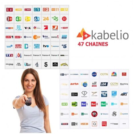 Renouvellement Abonnement Tv 12 Mois Bouquet Suisse 47 Chaines Ab Kabelio 12 Mois 3701473609482