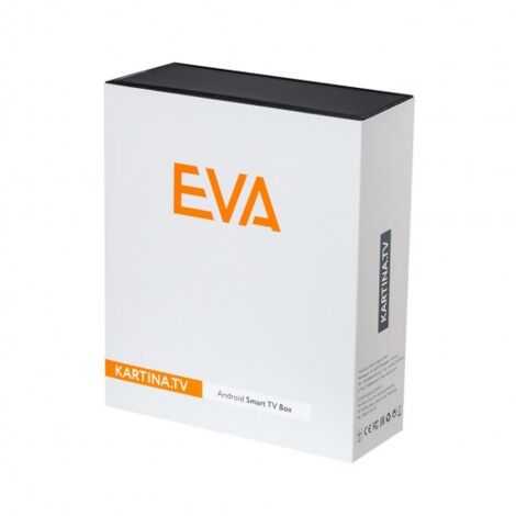 Récepteur Décodeur Satellite Tv IPTV 4K Kartina Eva Android Commandes