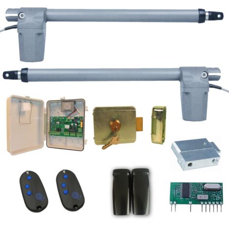 Kit Motorisation Portail Battant Basic Réversible EA R420 - Maxi 150kg 3m par battant, 230 V, 16 cycles par jour, Course 430 mm (1/5)