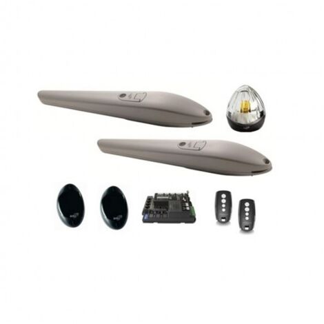 Kit Motorisation Portail Battant EA KING GATES JET 230 - 230 V - Maxi 300 kg 3m par battant, 230 V, 90 cycles par jour, Course 360mm (1/5)