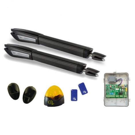 Kit Motorisation Portail Battant Automatisme EA CONFORT BJ600 230V - Maxi 300kg 3m par battant, Course 600mm, 300W, Ouverture 120° (1/5)