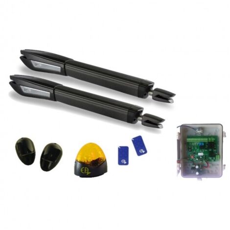 Kit Motorisation Portail Battant Automatisme EA CONFORT BJ424 24V - Maxi 300kg 3m par battant, Course 400mm, 80W, Ouverture max 120° (1/5)