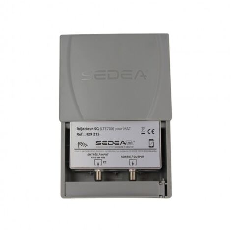 Filtre TNT 5G LTE 700 Extérieur Canaux 21-48 029215 1 E 1 S - Bande passante 470 à 694 MHz, Bande de réjection 733 à 862 MHz (1/4)