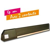 Tranche de sécurité homologuée, prémontée et redécoupable avec 2 contacts - 4 mètres TSC400