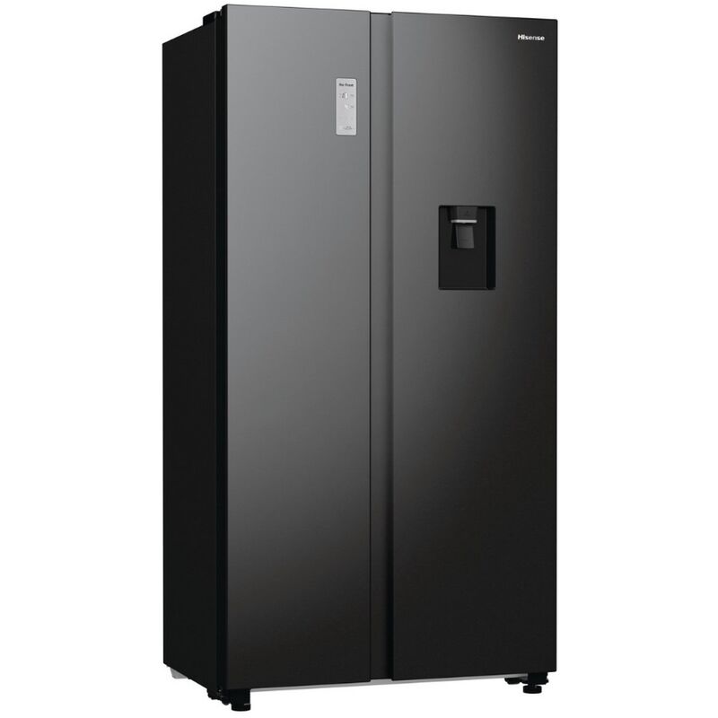 Réfrigérateur américain 91cm 547 ventilé, noir - Hisense - RS711N4WFE