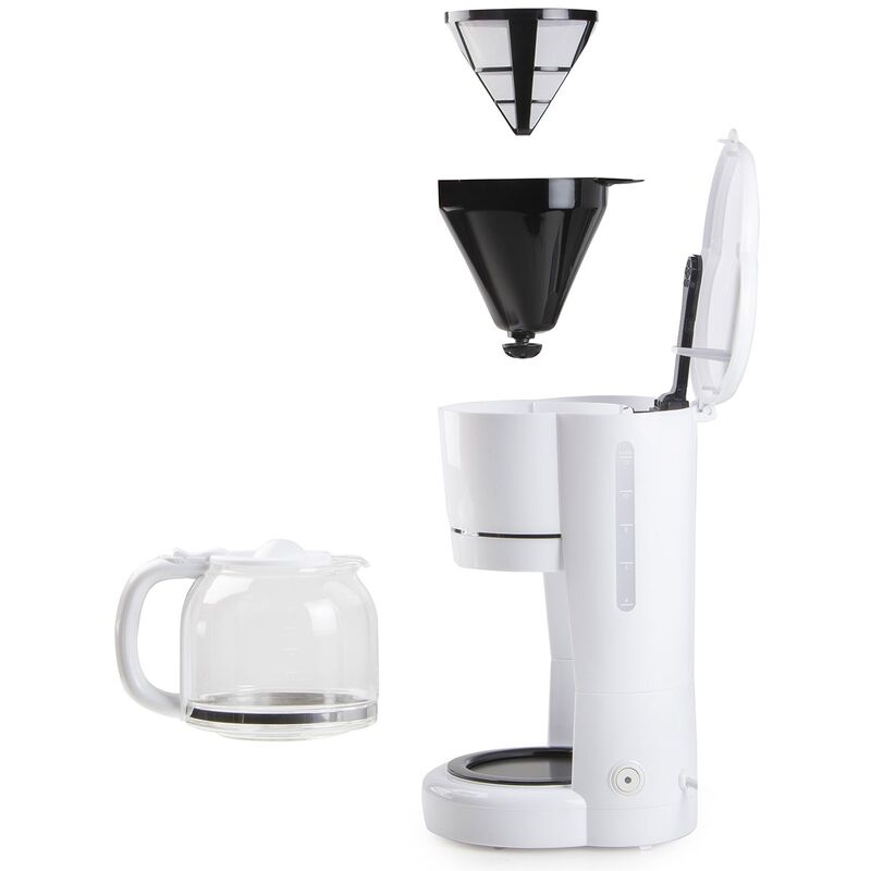 Bestron Cafetière filtre programmable 12 tasses 1000w cuivre