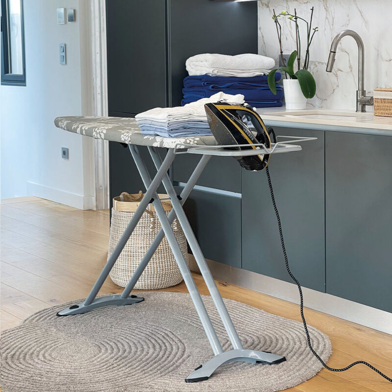Housse De Planche à Repasser 100% Coton Avec Rembourrage 4mm - 130x45 Cm (Taille Standard)