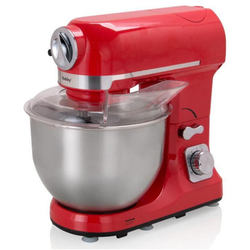Robot Multifonction Robby ROBIMIX SILVER 1000W - 5L + Blender Verre 1,5L