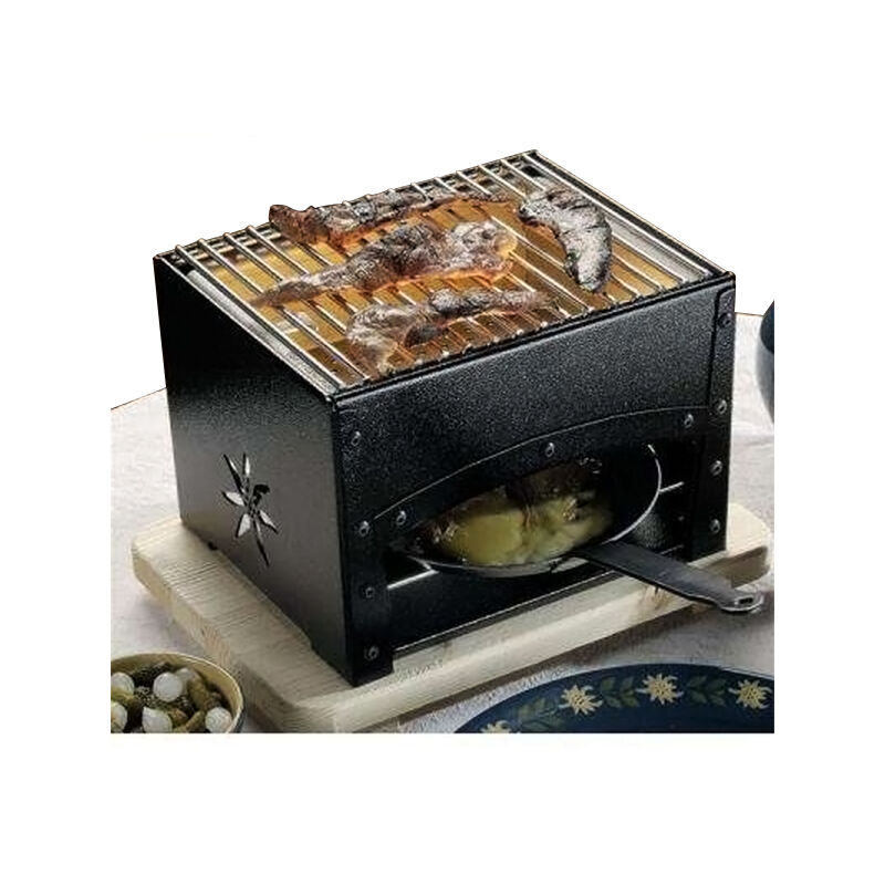 Bron Coucke REB02 – Kit Reblochonade Per Apparecchi BRÉZIÈRE Di Louis Tellier, 2 Padelle E Spatole In Acciaio Inox, Prodotto In Francia - 4