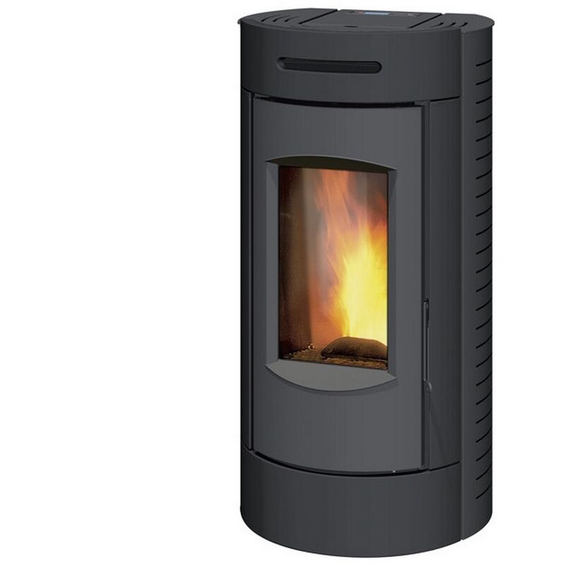 Poêle à granulés de bois 6kw gris - Deville - C077FC.09-HA6
