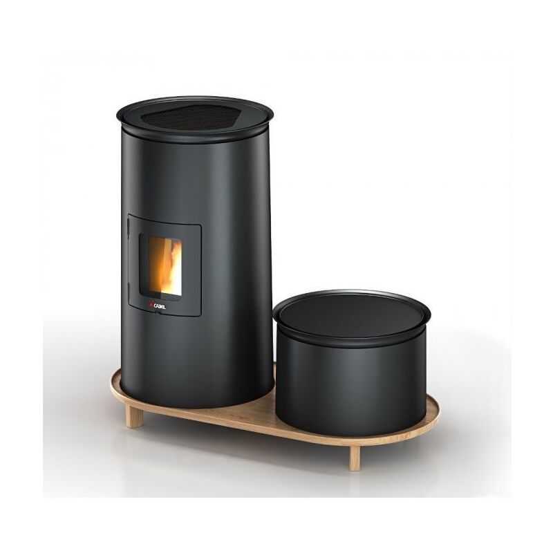 Poêle à granulés de bois 6.5kw noir Cadel 7016055 — free download