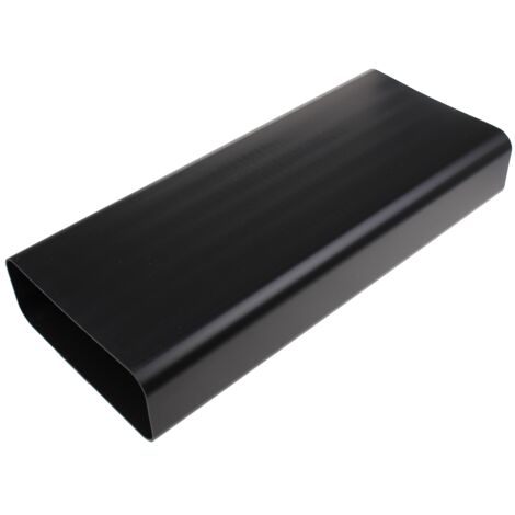 Siemens – Conduit plat noir pour hottes cuisine – Longueur 500 mm – Classe d'inflammabilité V2 – Optimise le flux d'air pour extraction efficace - HZ9VDSM1