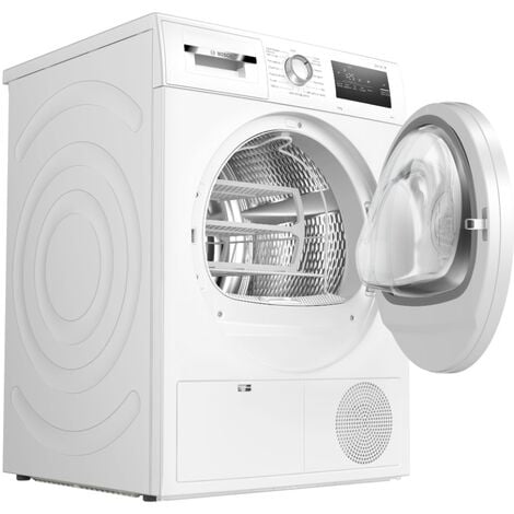 Sèche-linge pompe à chaleur avec condenseur 60cm 8kg blanc - Bosch -  WTH83V1MFR