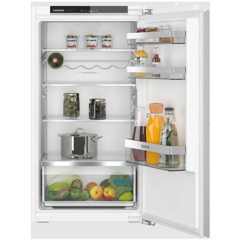 Siemens – Réfrigérateur 1 porte intégrable 165l – Système autoAirflow – Éclairage LED – Classe E – Niveau sonore 35 dB – KI31RVFE0
