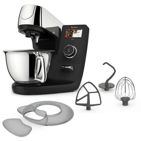 Robot pâtissier 5.5l 1200w noir/silver - Moulinex - QA950D10 (1/4)